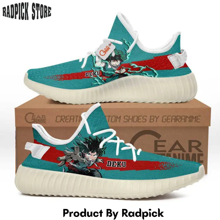 Deku yeezy shoes anime sneakers  rp373737